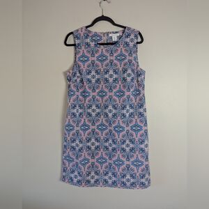 12 Tabitha Webb Pink Printed Sheath Dress